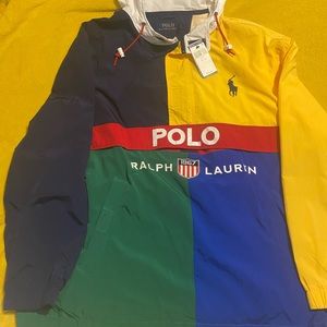 Ralph Lauren polo colorblock  windbreaker XL